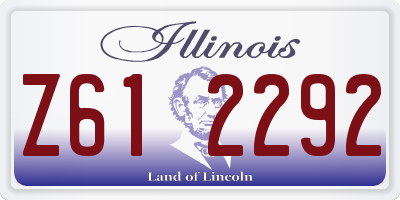 IL license plate Z612292