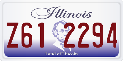 IL license plate Z612294