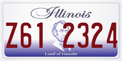 IL license plate Z612324