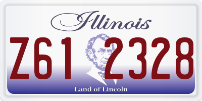 IL license plate Z612328