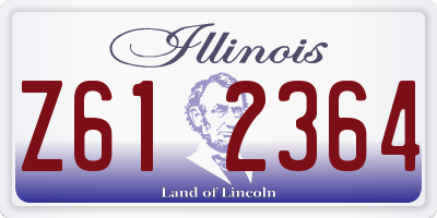 IL license plate Z612364