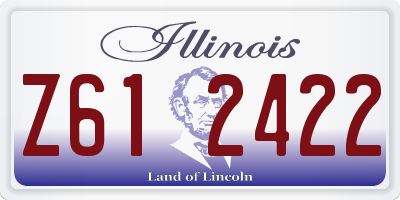 IL license plate Z612422