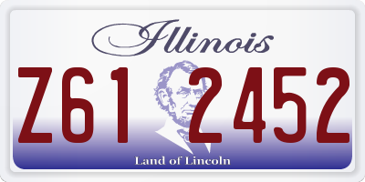 IL license plate Z612452