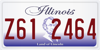 IL license plate Z612464
