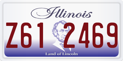 IL license plate Z612469