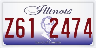 IL license plate Z612474