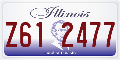 IL license plate Z612477