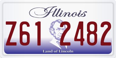 IL license plate Z612482