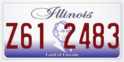 IL license plate Z612483