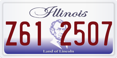 IL license plate Z612507
