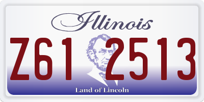 IL license plate Z612513