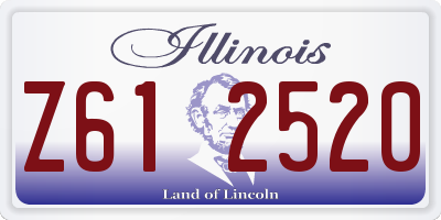 IL license plate Z612520