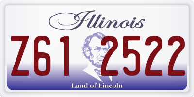 IL license plate Z612522