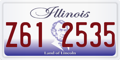 IL license plate Z612535