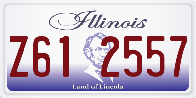 IL license plate Z612557