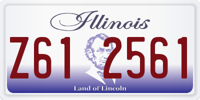 IL license plate Z612561