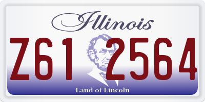 IL license plate Z612564