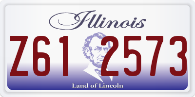 IL license plate Z612573