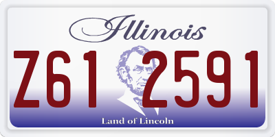 IL license plate Z612591