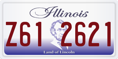 IL license plate Z612621
