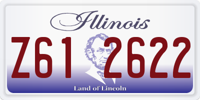 IL license plate Z612622