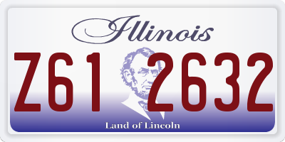 IL license plate Z612632