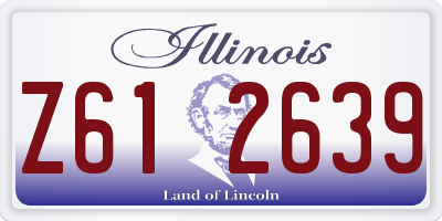 IL license plate Z612639
