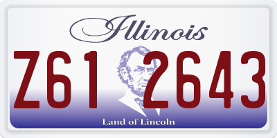 IL license plate Z612643
