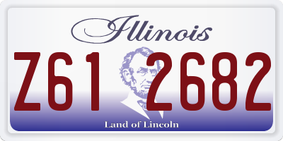 IL license plate Z612682