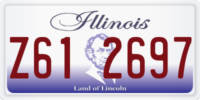 IL license plate Z612697