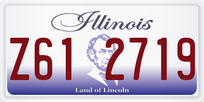 IL license plate Z612719