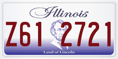 IL license plate Z612721