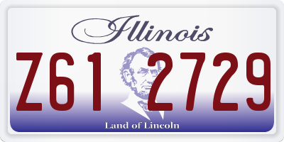 IL license plate Z612729