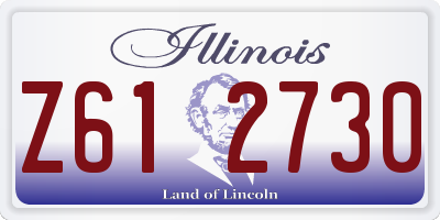 IL license plate Z612730