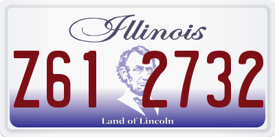 IL license plate Z612732