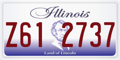 IL license plate Z612737