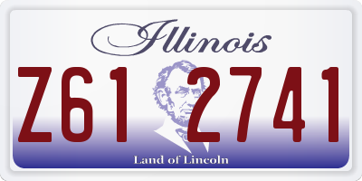 IL license plate Z612741