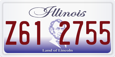 IL license plate Z612755