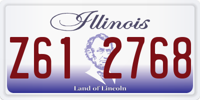 IL license plate Z612768