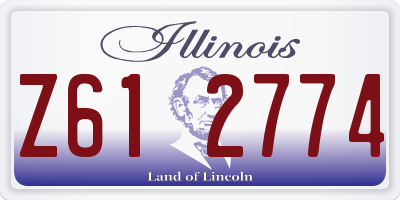 IL license plate Z612774
