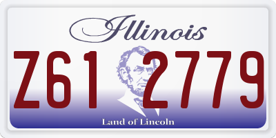 IL license plate Z612779