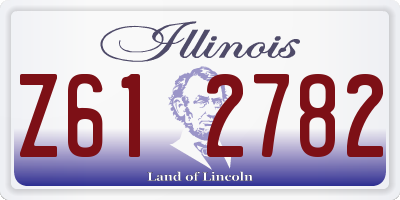 IL license plate Z612782