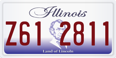 IL license plate Z612811