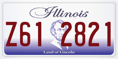 IL license plate Z612821