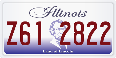 IL license plate Z612822