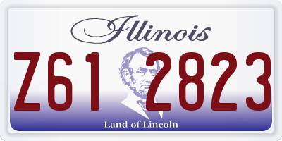 IL license plate Z612823