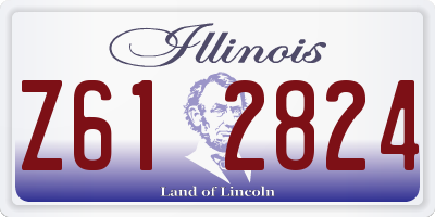 IL license plate Z612824