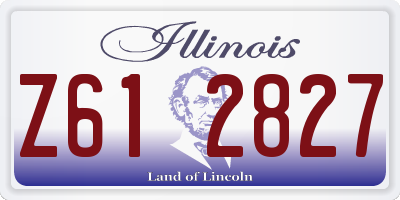 IL license plate Z612827