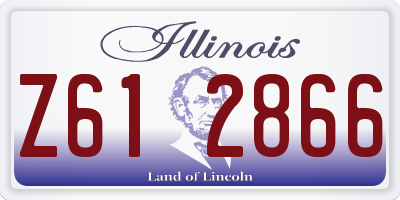 IL license plate Z612866