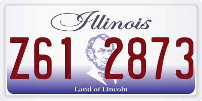 IL license plate Z612873